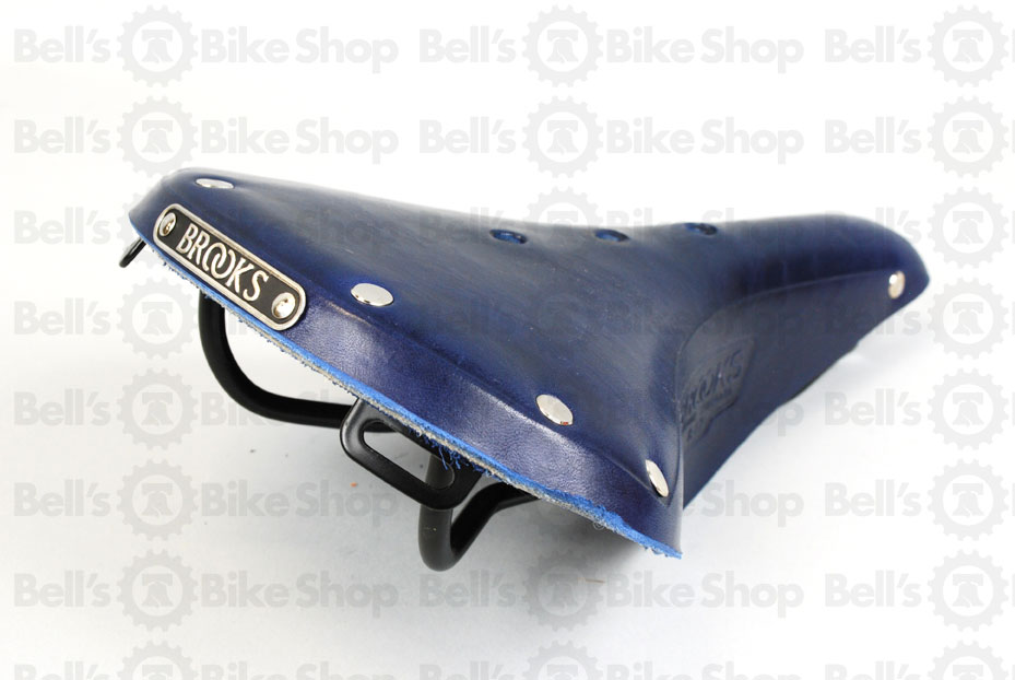 blue bike saddle