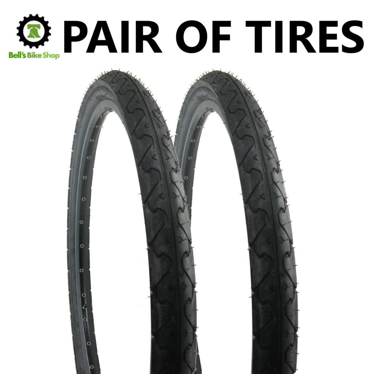 2 Pack: Kenda K838 City Slick Tire 26x1.95 Black Mountain