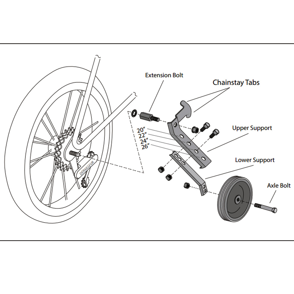 training wheels for bikes with derailleurs