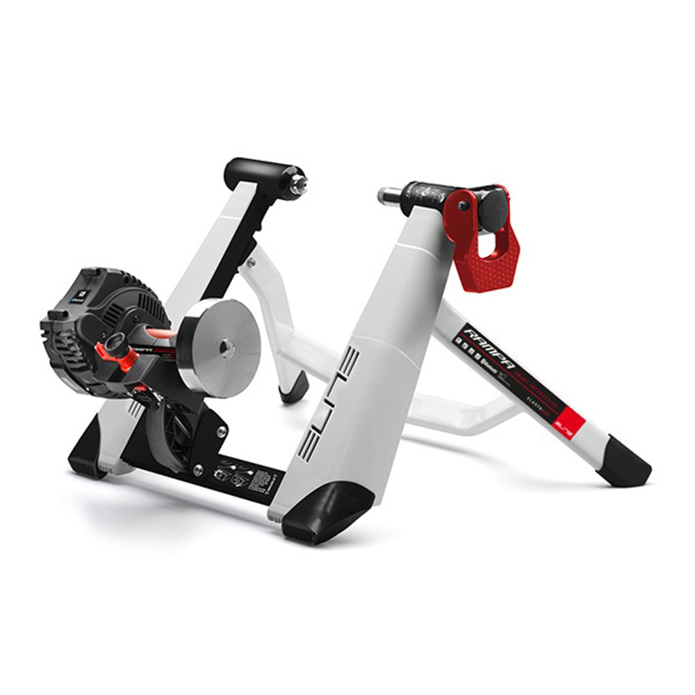 white bike trainer