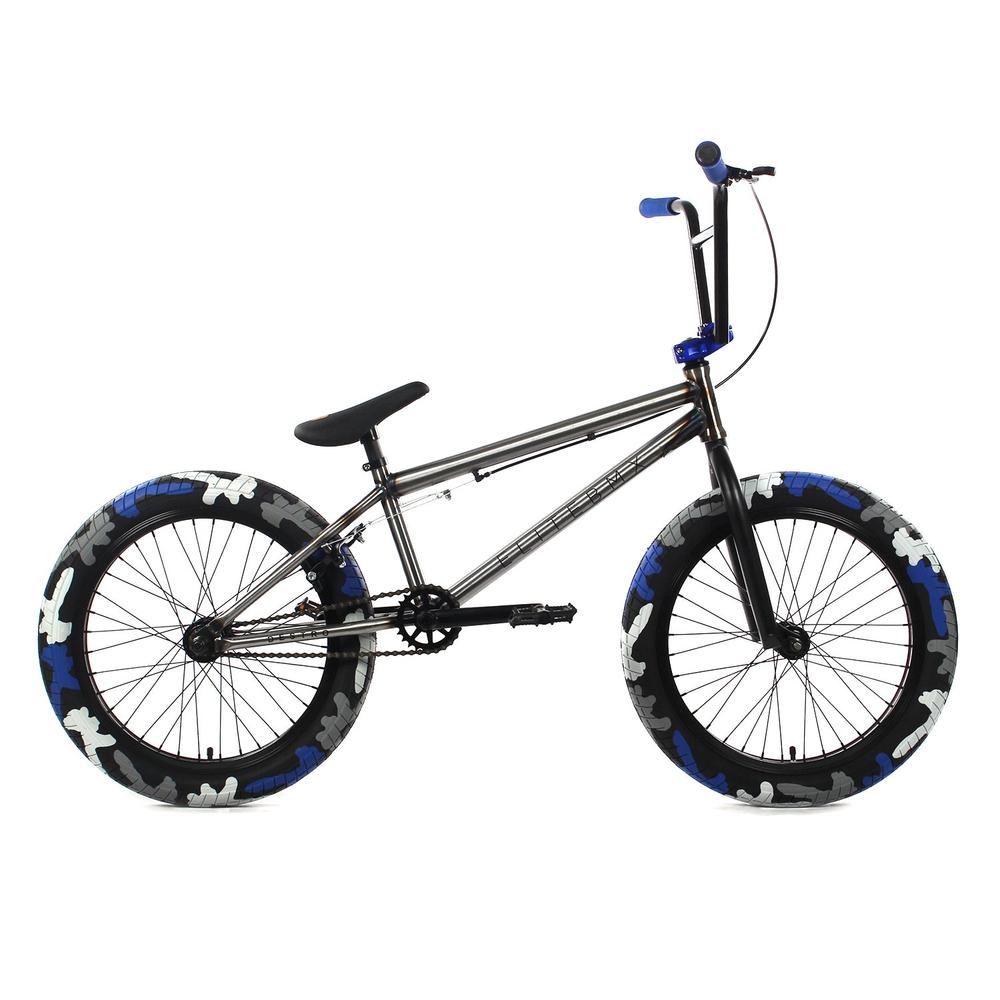 blue camo bmx grips