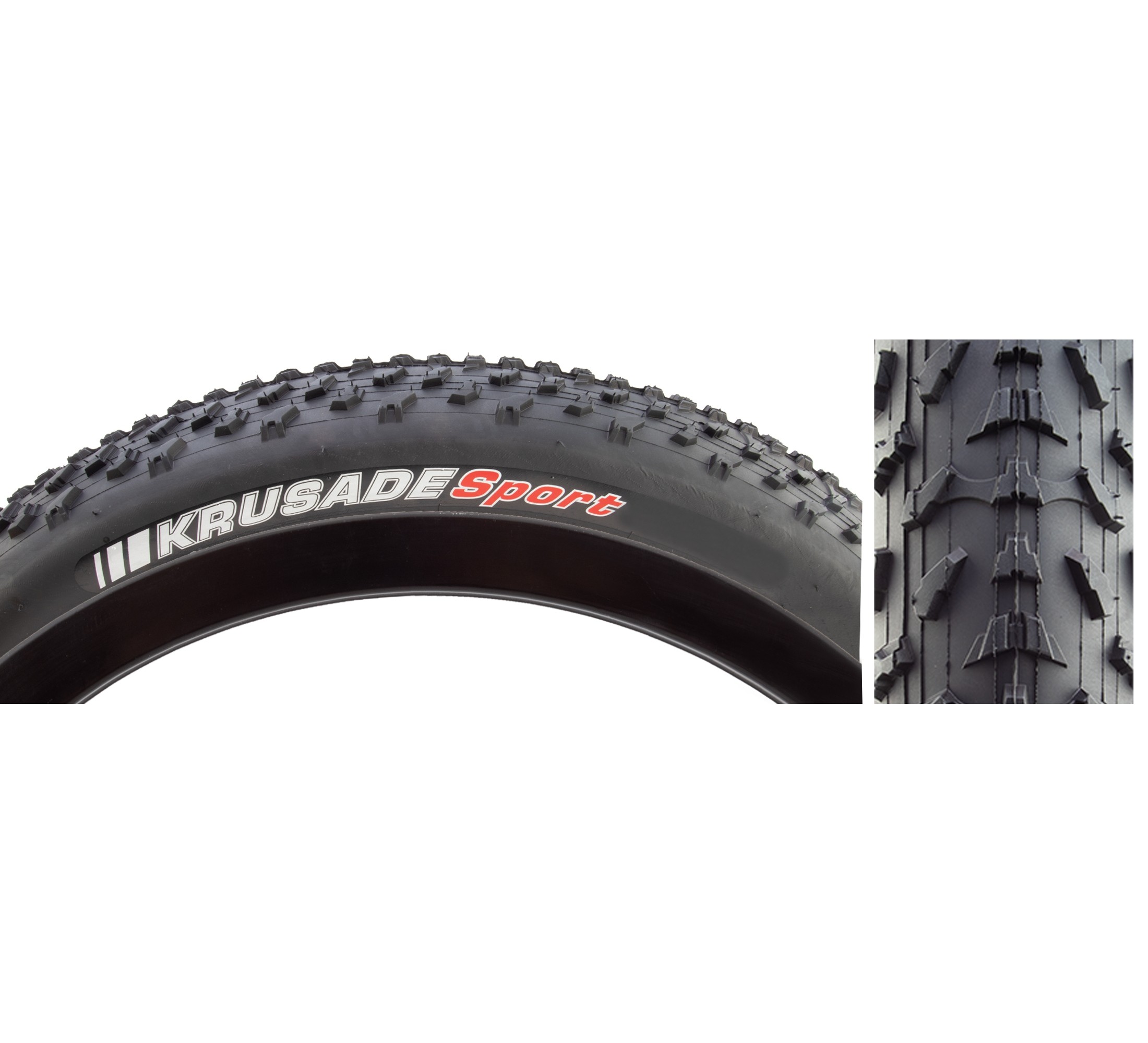 Kenda Krusade Lot de 1 pneu de vélo Fat Bike de 50,8 cm (1) pour vélos